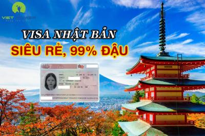 Lệ phí xin visa Nhật Bản siêu rẻ, khả năng đậu 99%